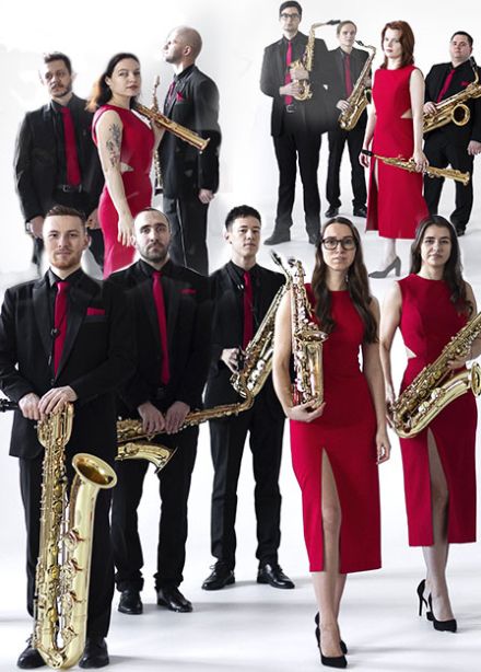 Мировые шедевры на 12 саксофонах. Большой ансамбль саксофонов NOVO-12